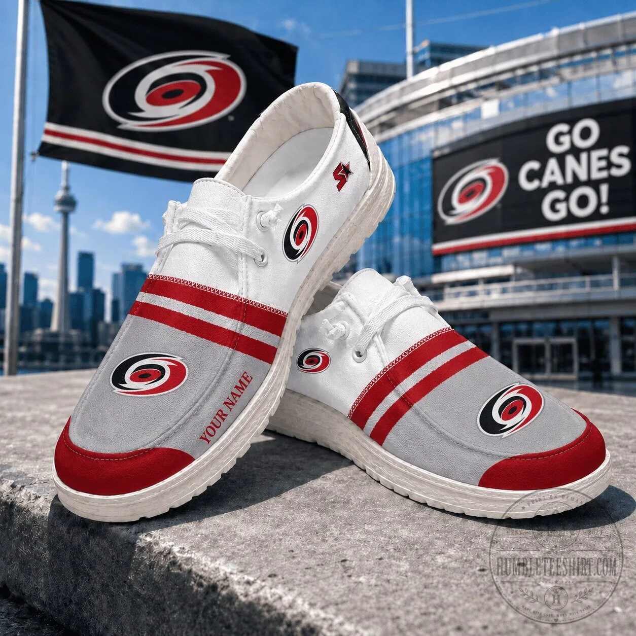 Carolina Hurricanes NHL Team Logo Personalized Fan Shoes for Men and Women
