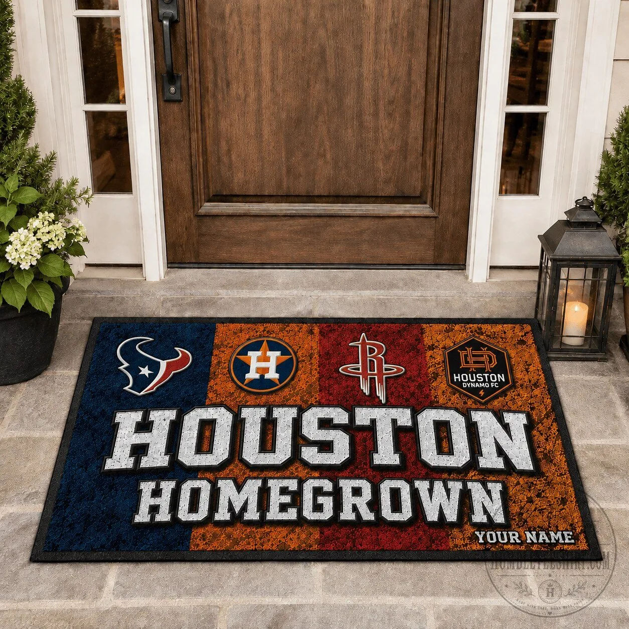 Houston Homegrown Sports Teams Personalized Welcome Doormat 5 Houston Homegrown Sports Teams Personalized Welcome Doormat