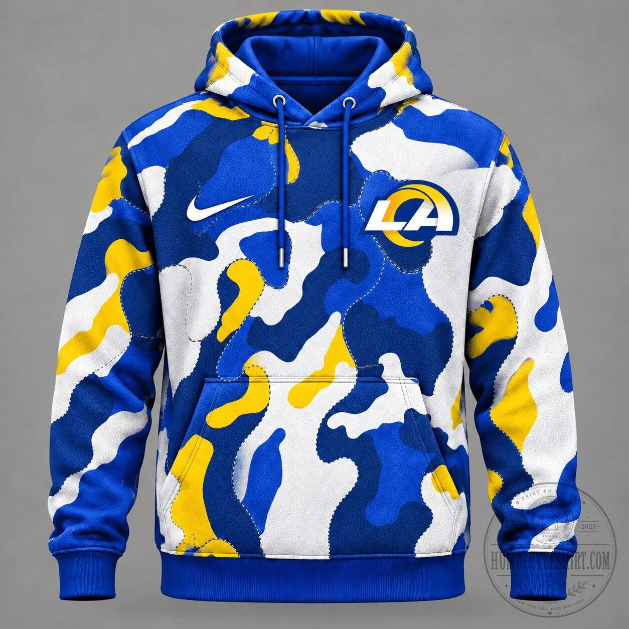 Los Angeles Rams Nike Camouflage Performance Hoodie