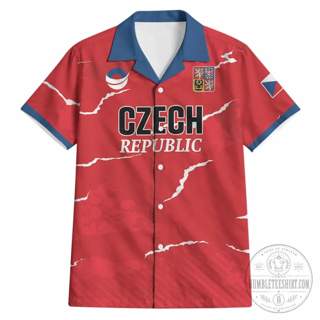 Czech Republic Handball Team Red Hawaiian Shirt