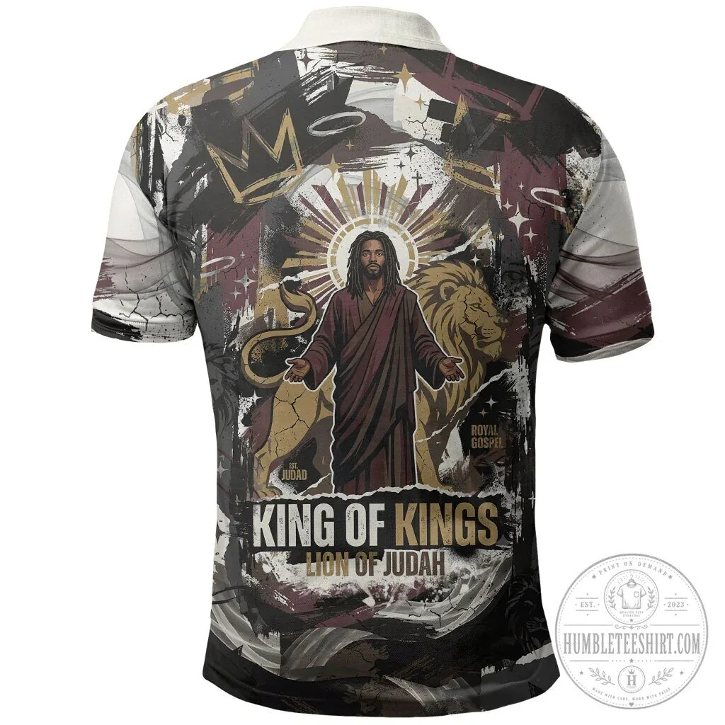 Jesus Is King Lion Of Judah Christian Faith Religious Polo Shirt 7 Jesus Is King Lion Of Judah Christian Faith Religious Polo Shirt