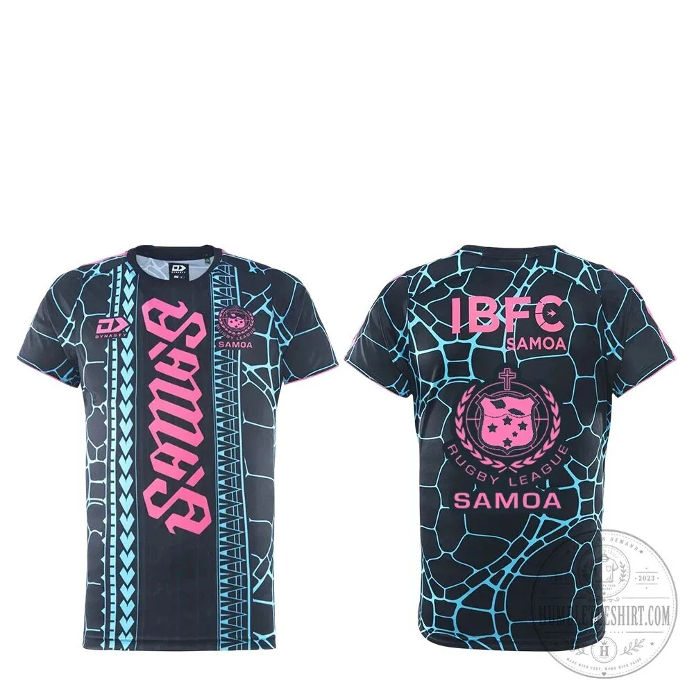 Toa Samoa Rugby League 2026 Captain's Run Turtle Shell Pattern Jersey 5 Toa Samoa Rugby League 2026 Captain