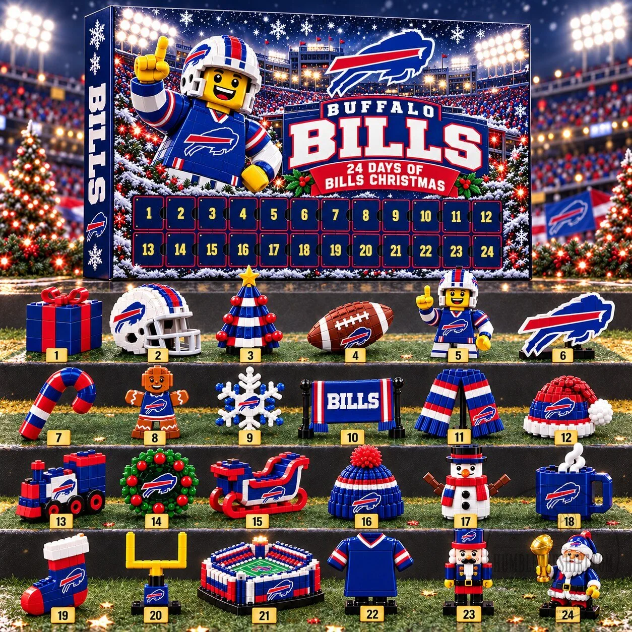 Buffalo Bills National Football League 24 Days of Christmas Advent Calendar