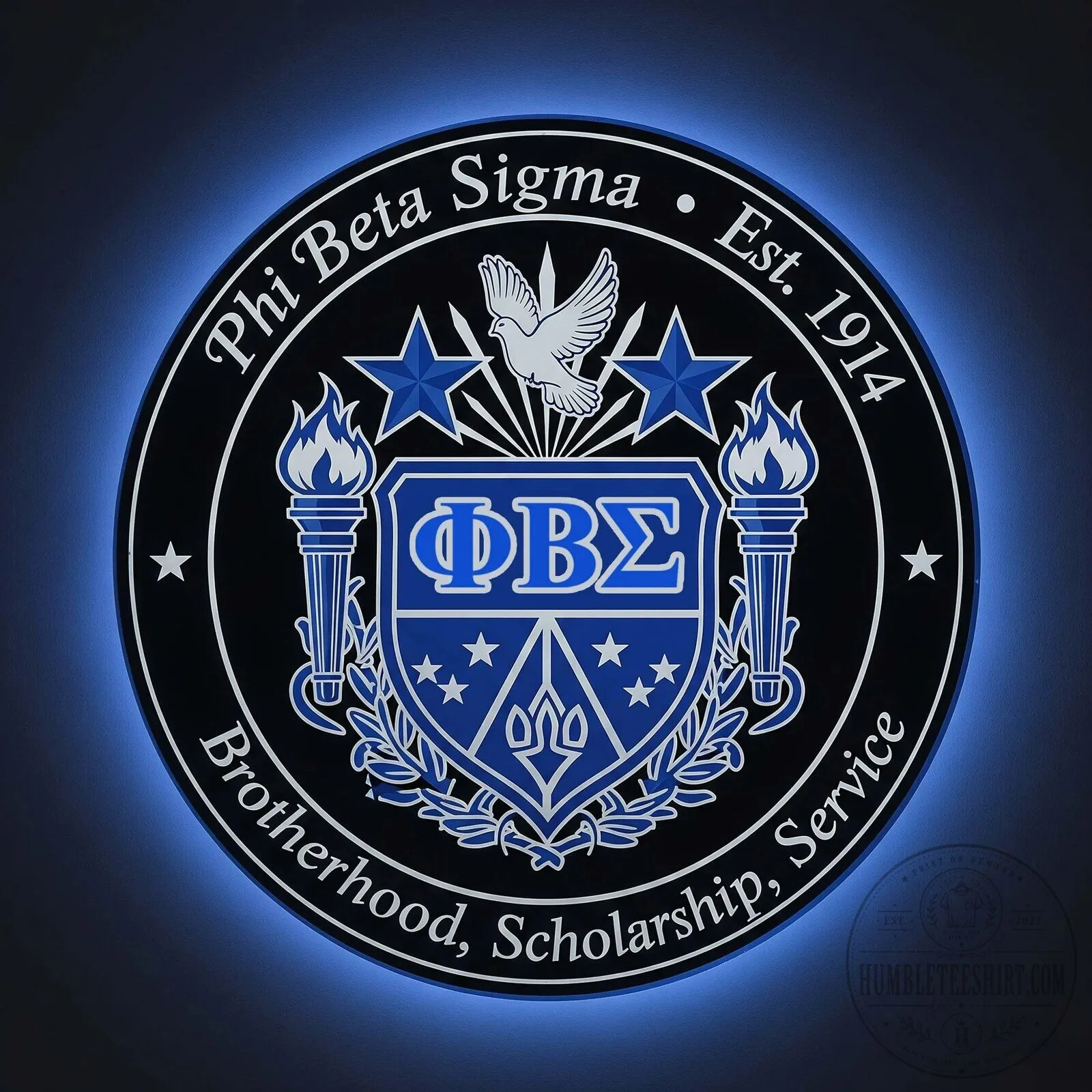 LED Wall Sign for Phi Beta Sigma Fraternity 6 LED Wall Sign for Phi Beta Sigma Fraternity