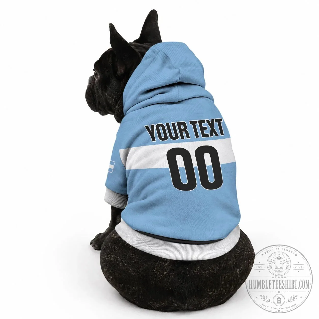 Argentina Flag Sun of May Pet Dog Hoodie - Los Leones Hockey Champions 10 Argentina Flag Sun of May Pet Dog Hoodie - Los Leones Hockey Champions