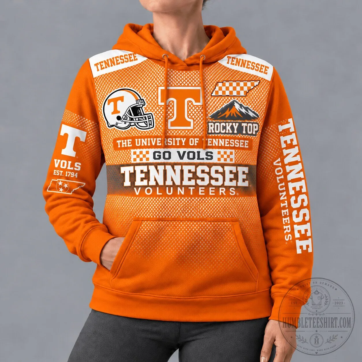 Tennessee Volunteers Football Team Orange Game Day Hoodie 5 Tennessee Volunteers Football Team Orange Game Day Hoodie