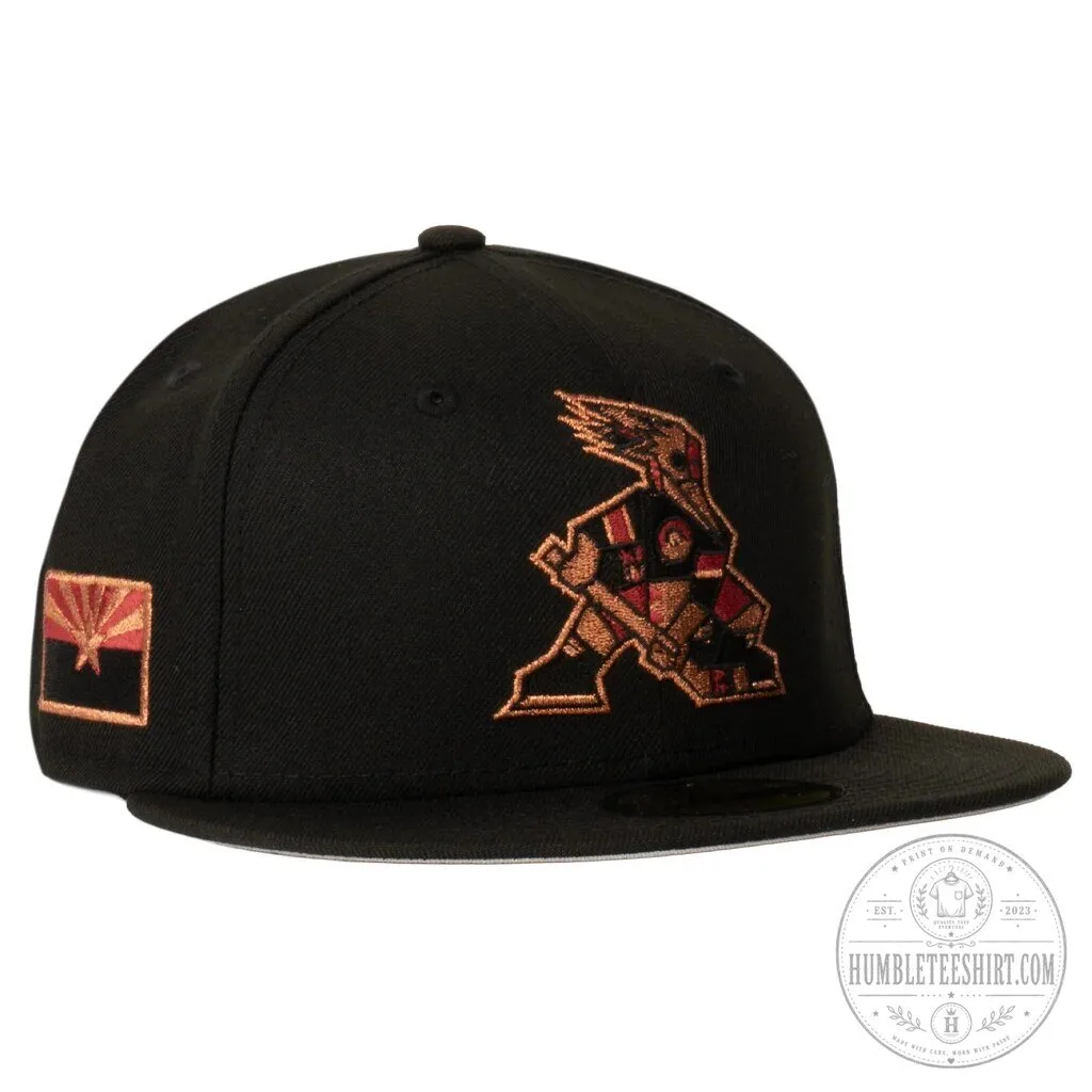 Tucson Roadrunners New Era Kachina Fireman Black Fitted Cap Hat
