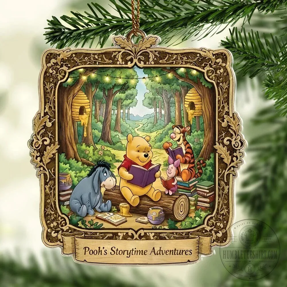 Winnie The Pooh Storytime Adventures Christmas Tree Ornament 3 Winnie The Pooh Storytime Adventures Christmas Tree Ornament