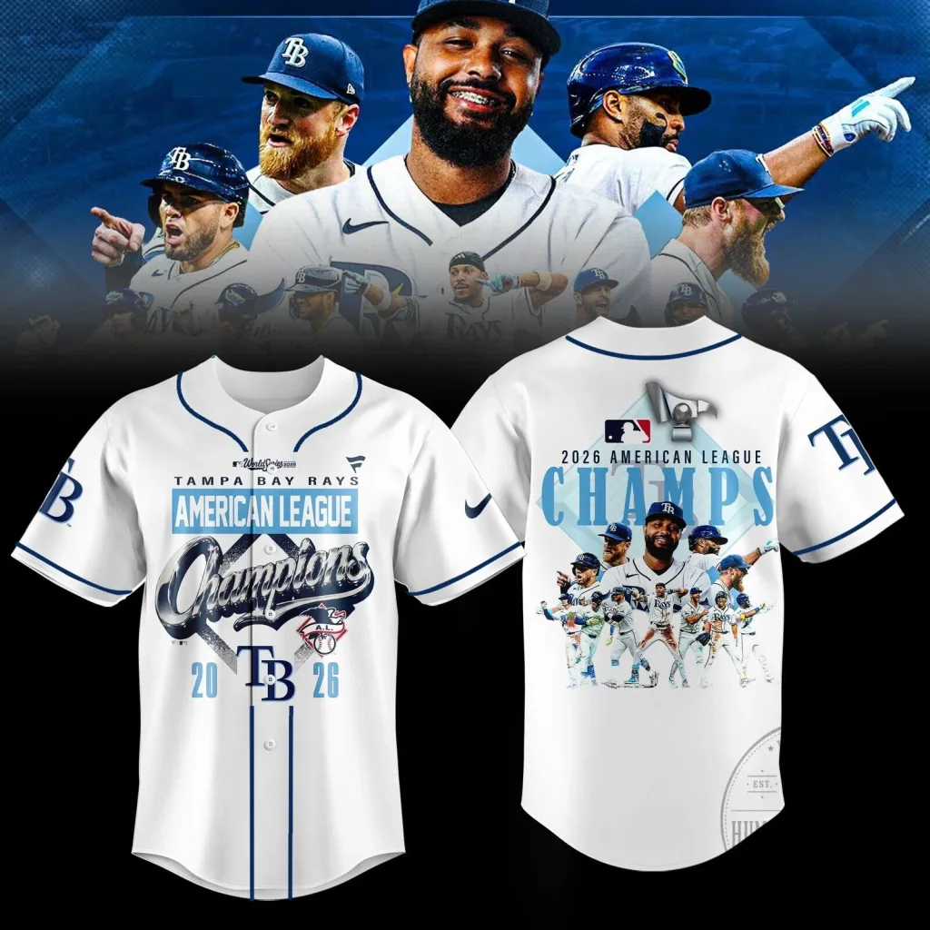 2026 Champions Baseball Jersey for Tampa Bay Rays in the American League 2026 Champions Baseball Jersey for Tampa Bay Rays in the American League