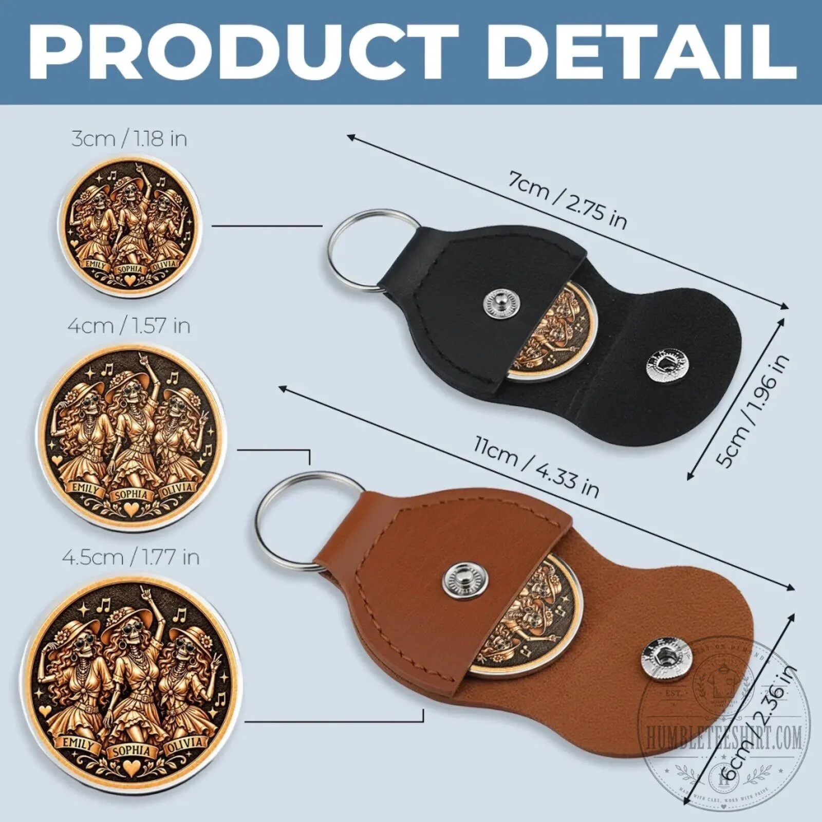 Personalized Best Friends Skeleton Pocket Hug Token with Custom Names Keychain 12 Personalized Best Friends Skeleton Pocket Hug Token with Custom Names Keychain
